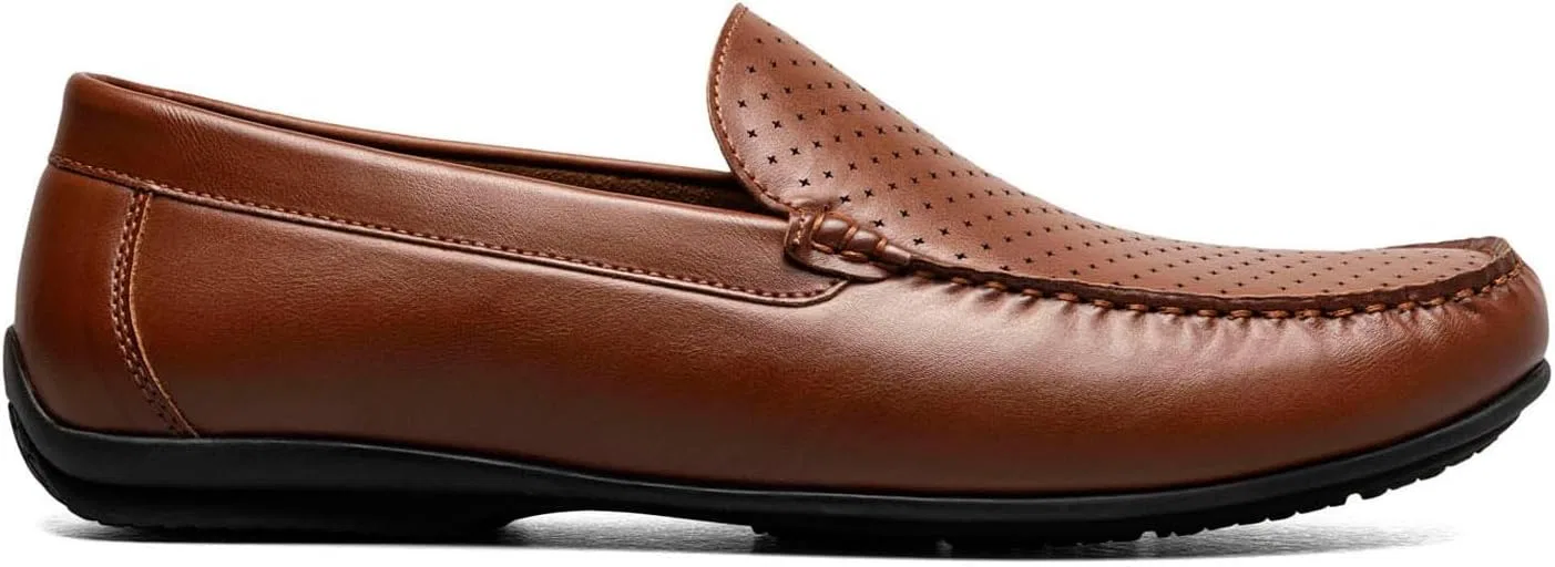 Мужские лоферы Conroy Moc Toe Driver от STACY ADAMS, Cognac — фото 2