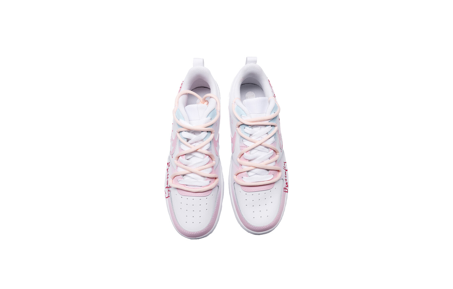 Кроссовки Nike Dunk Skateboard Shoes Women's Low-Top Pink — фото 3