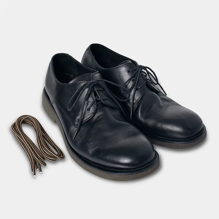 Мужские чёрные дерби Everyone's Cowhide Washed от Dimitri Black