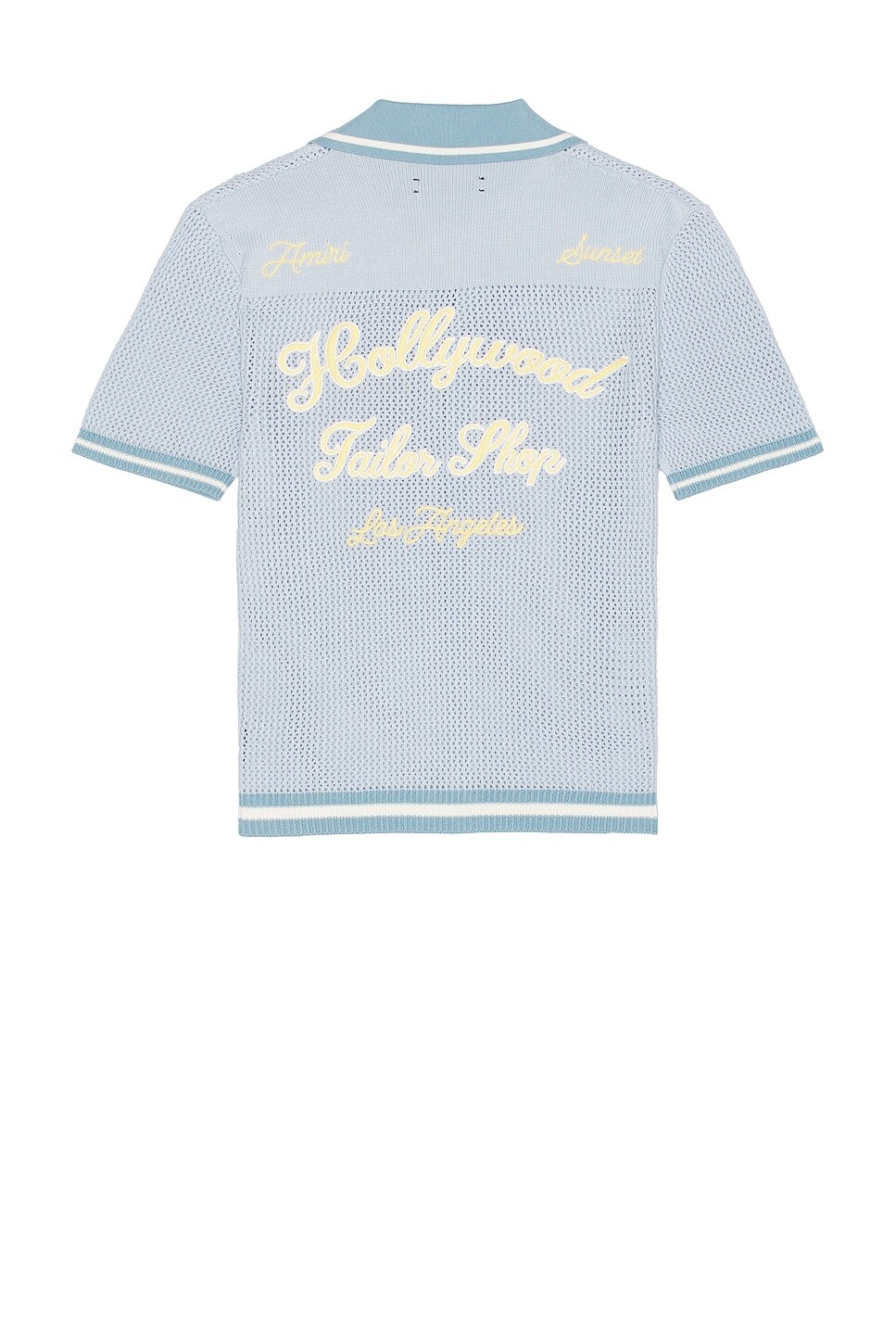 

Футболка мужская Tailoring Crochet Shirt Amiri, цвет Dusty Blue
