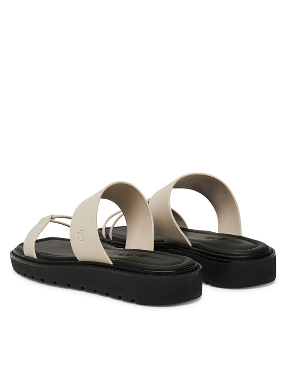 Мюли Rope Sandal Soft Lth Mg YW0YW01864 Calvin Klein Jeans, экрю — фото 3