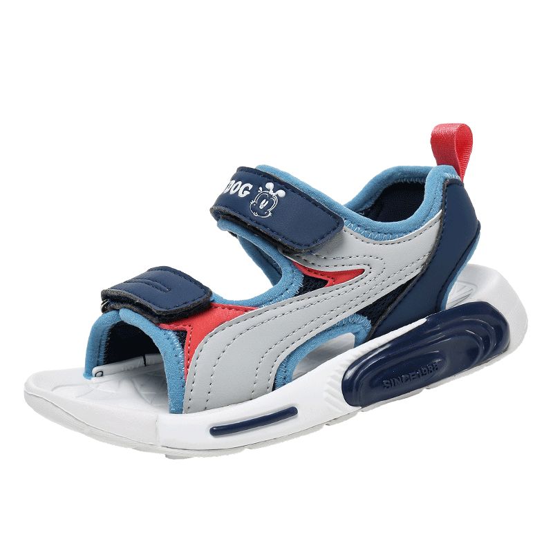 

Детские сандалии BOBDOG, белый/синий