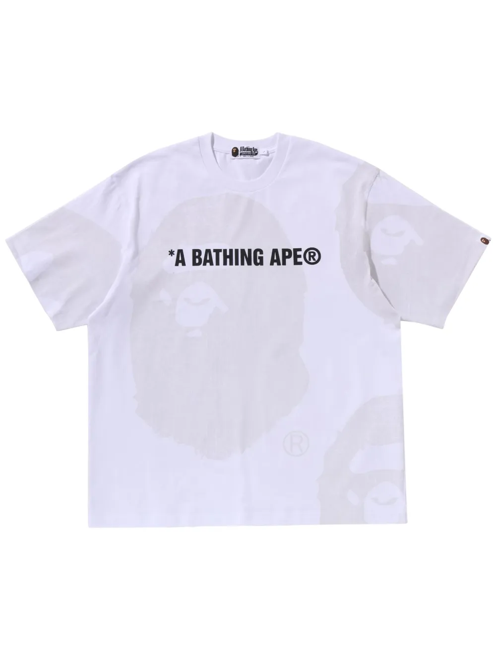 

Футболка с логотипом A BATHING APE, белый