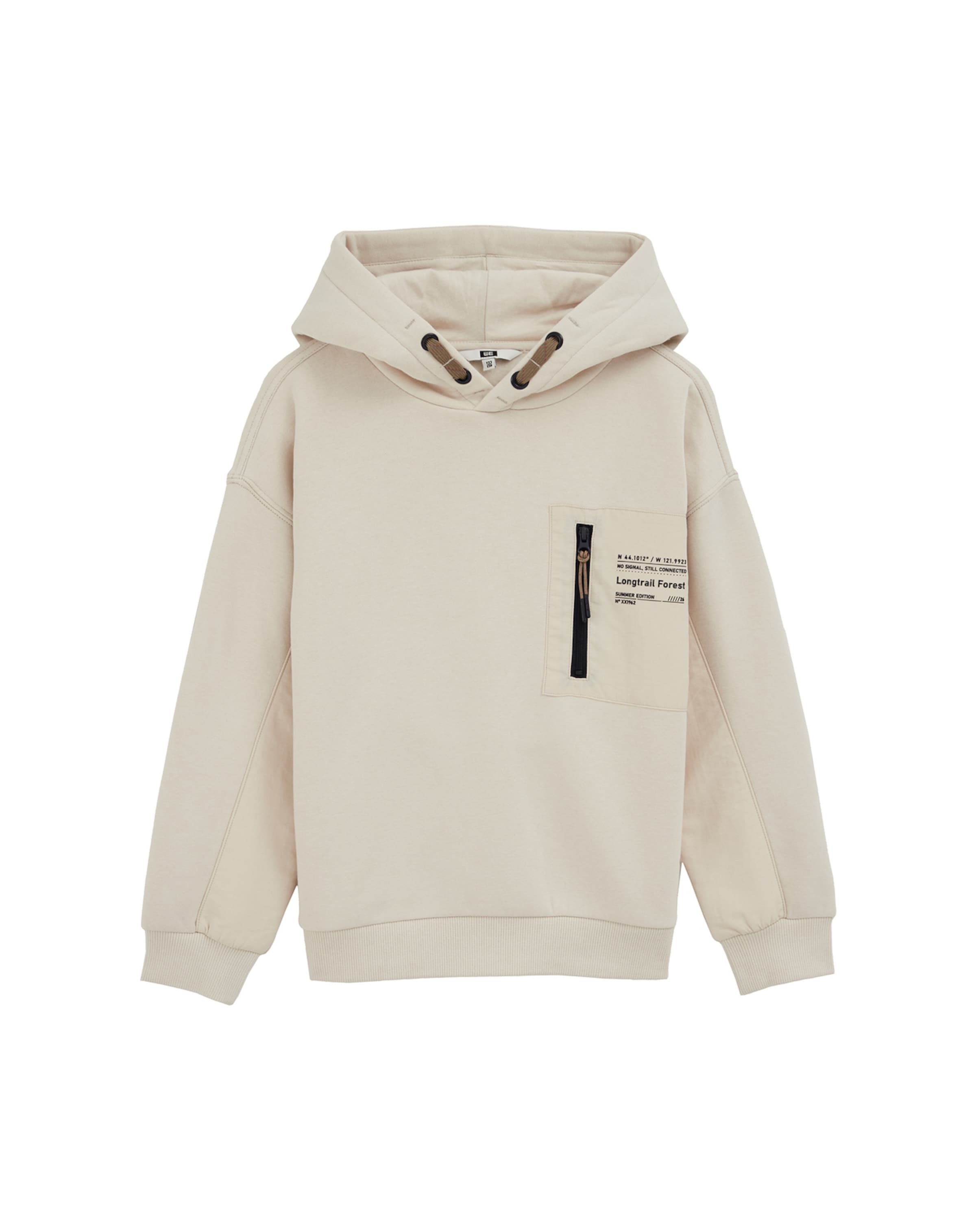 

WE Fashion Толстовка в светло-бежевом цвете