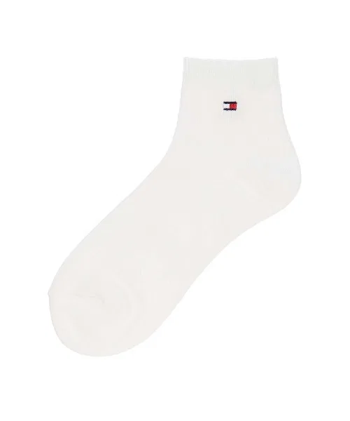 Носки школьные Tommy Hilfiger с логотипом, белые — фото 3