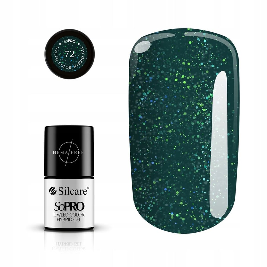 

Гибридный лак для ногтей Silcare SoPRO 72 7 г