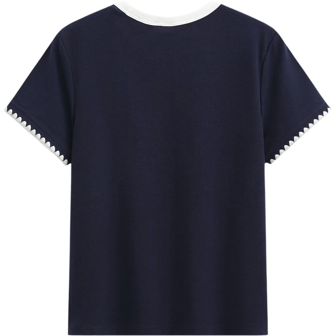 Футболка женская с круглым вырезом GAP Marine Blue — фото 3