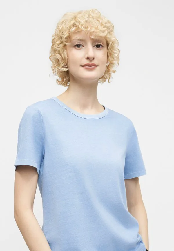 Базовая футболка crew Gap, Moonstone Blue — фото 4