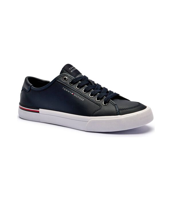 

Кожаные кроссовки Tommy Hilfiger, синий