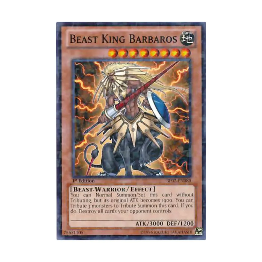 

CCG Король зверей Барбарос (редкий черный), Yu-Gi-Oh - Battle Pack 2 - War of the Giants - Singles
