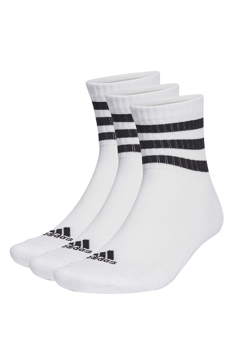 

Короткие полосатые носки - 3 пары Adidas Performance, белый