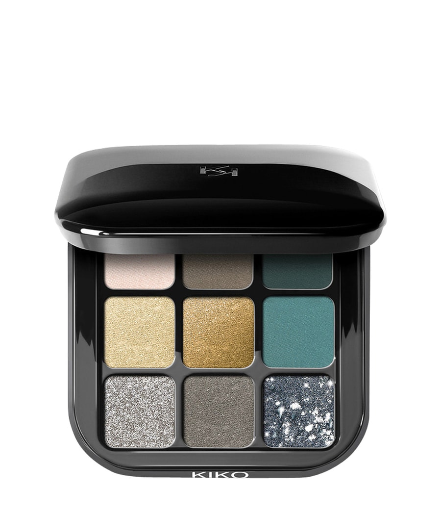 

Палитра теней для век KIKO Milano Glamour Multi Finish Eyeshadow Palette, 06 Green Vibes, 2.5g