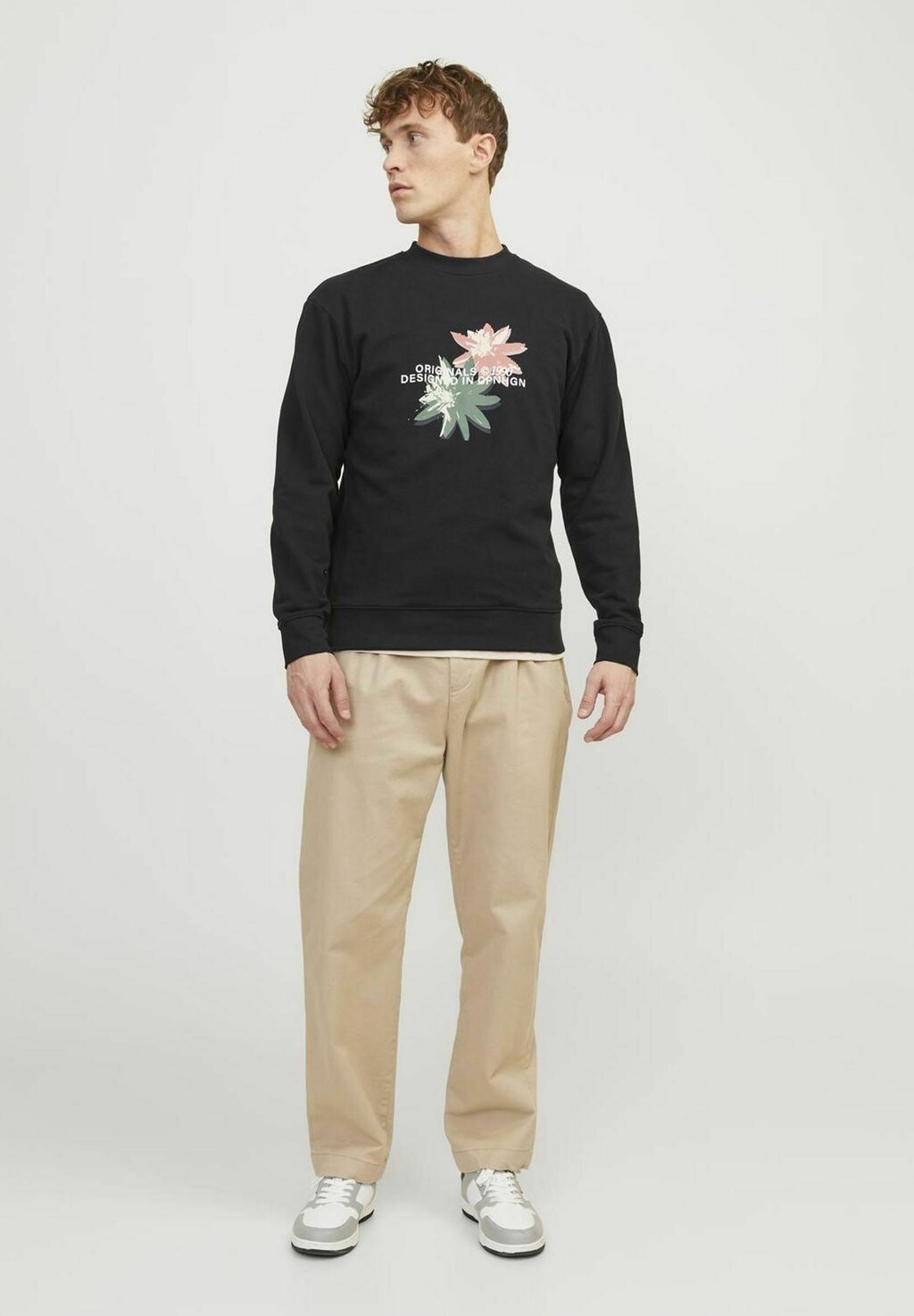 

Толстовка Mit Rundhals Jack & Jones, черный