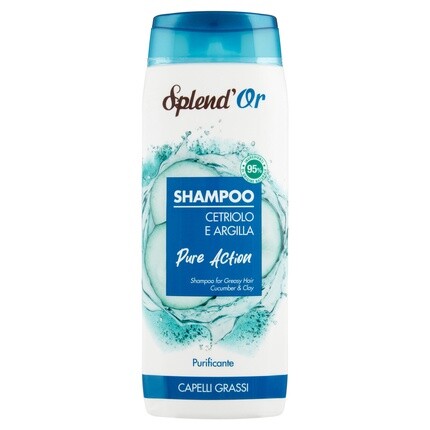 

Splendor Splend Or Шампунь Огурец И Глина Чистое Действие Очищающий 300 мл Splend`Or