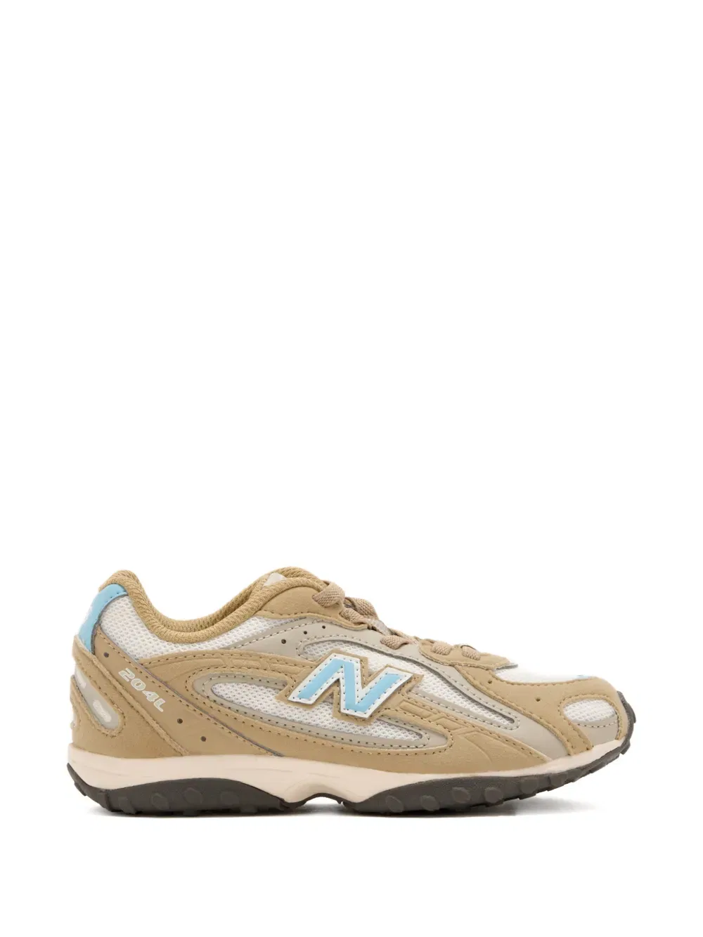 Кроссовки с нашивкой в виде логотипа New Balance Kids, коричневый