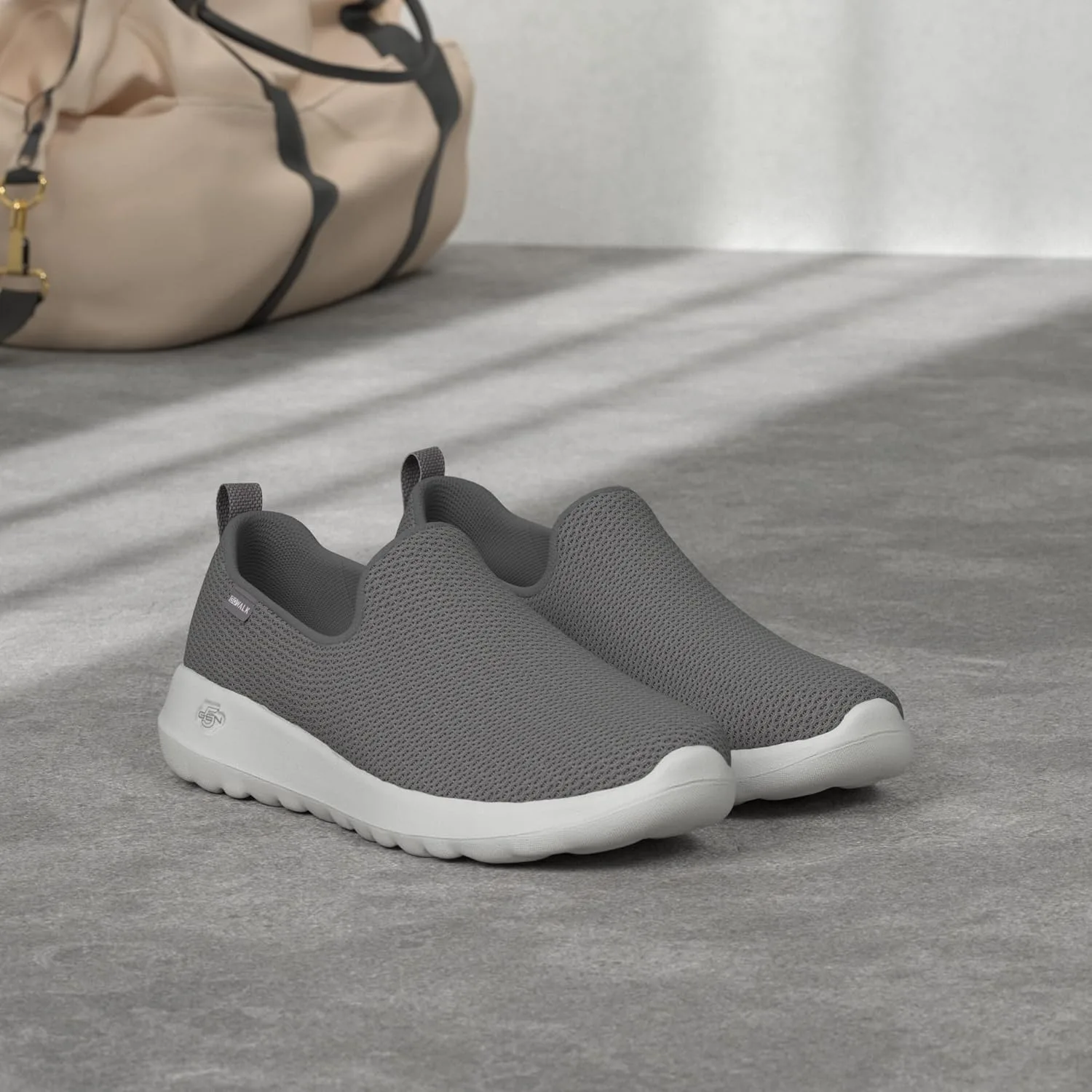 Мужские слипоны Skechers Go Walk Max-privy-54626, оранжевый — фото 2