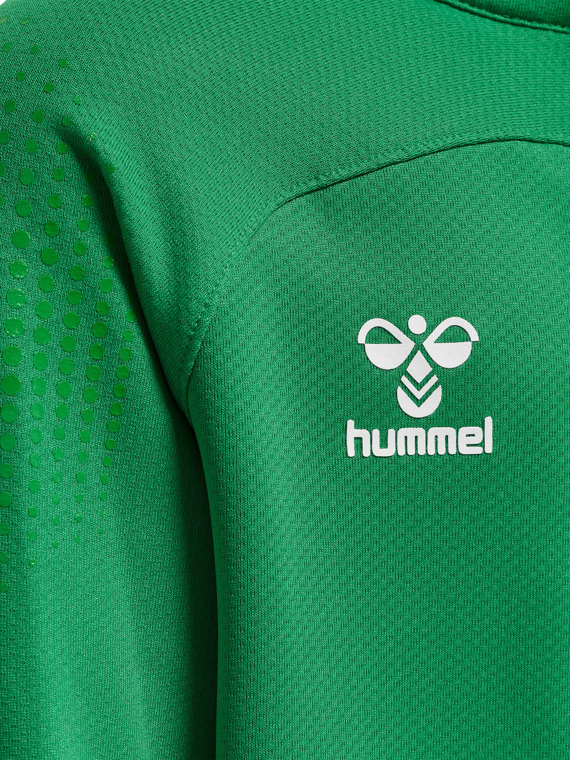 Толстовка Hummel Mit Kurzem Reißverschluss Hmllead Half Zip Kids, цвет JELLY BEAN — фото 3