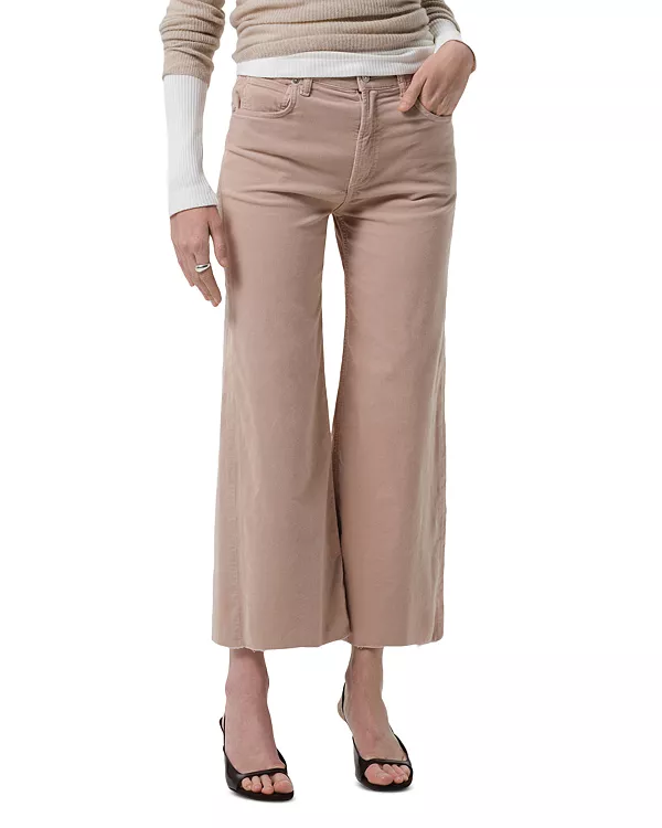 

Укороченные джинсы Lyra с широкими штанинами, цвет бледно-каменный. Citizens Of Humanity, бежевый