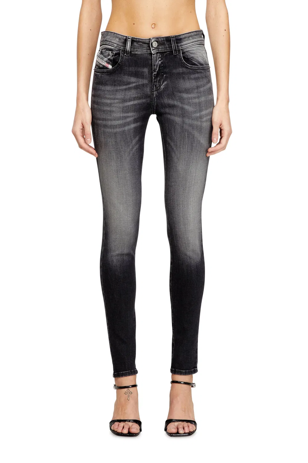 Женские джинсовые брюки 2017 SLANDY Diesel, black