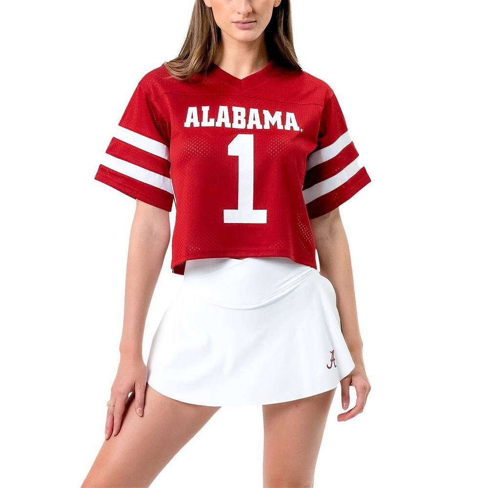 

Женское укороченное футбольное трикотажное платье свободного кроя от Founded & Co. Crimson Alabama Crimson Tide Fashion Established & Co, цвет Ala Red