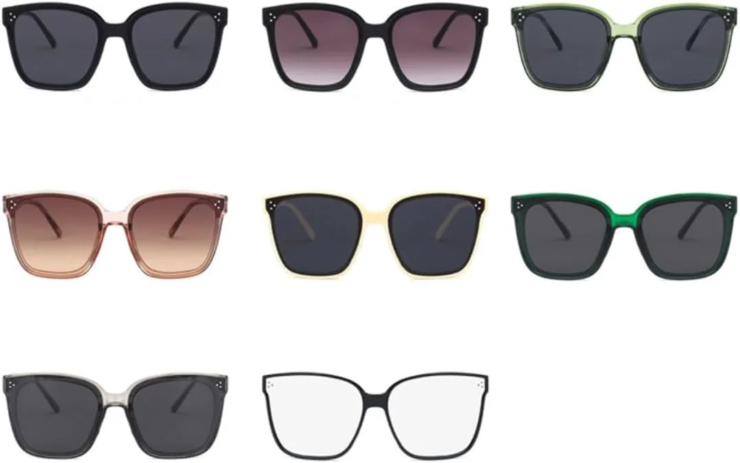 

Солнцезащитные очки с защитой UV400 | Цветные линзы, увеличенная оправа | Для женщин и мужчин | Для занятий спортом на открытом воздухе и вождения DSVIGF, Grey Grey