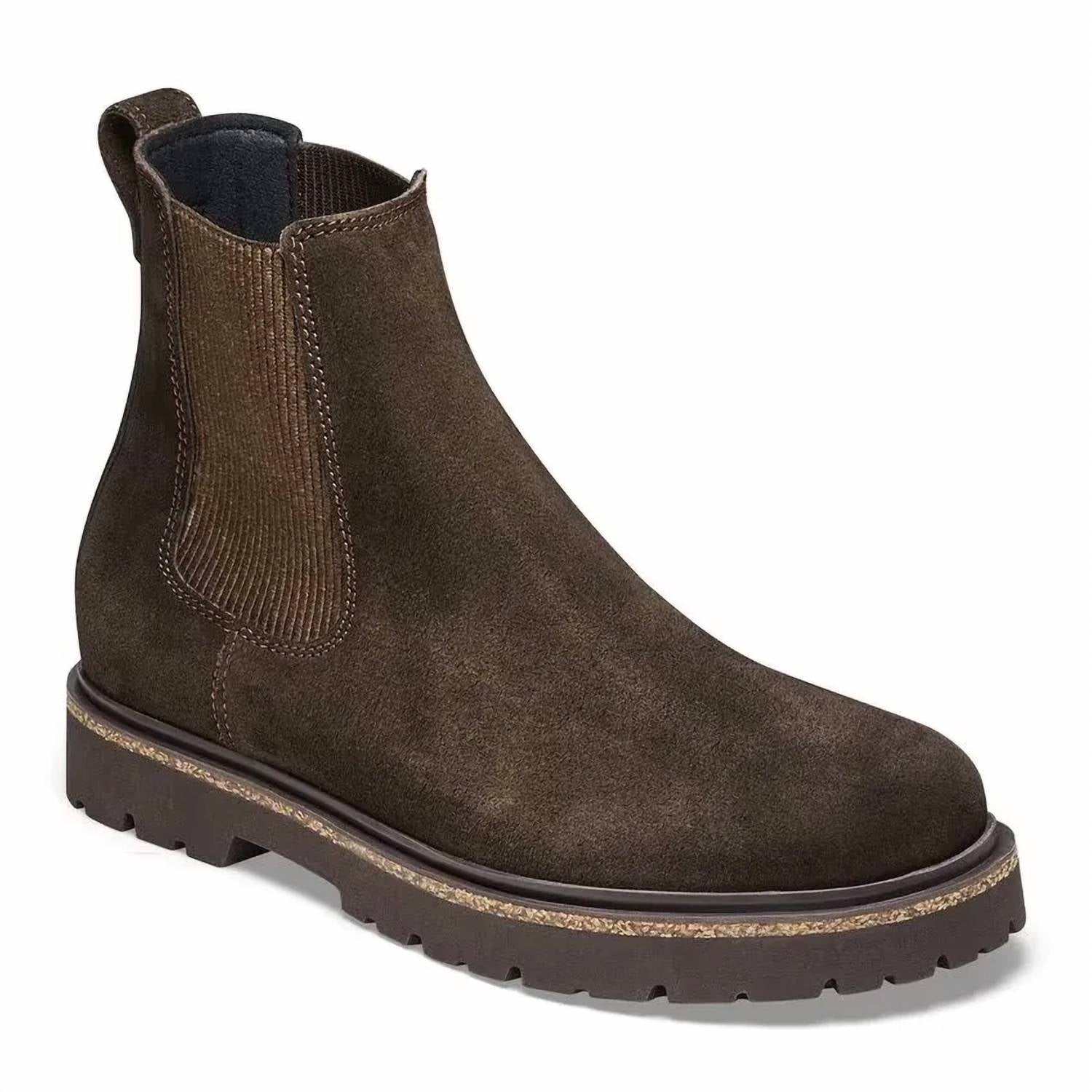 Женские ботинки челси Birkenstock Highwood замшевые, мокко — фото 4