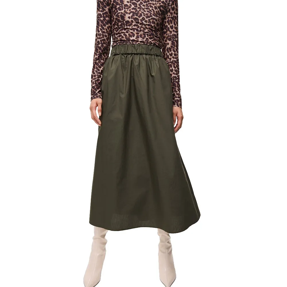 

Юбка Vila Sophie midi skirt, зеленый
