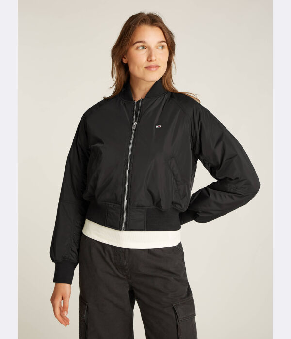 

Бомбер Tommy Jeans Jack Loose Fit, черный