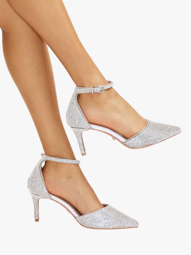 Блестящие украшенные туфли-лодочки Carvela, серебряный — фото 2