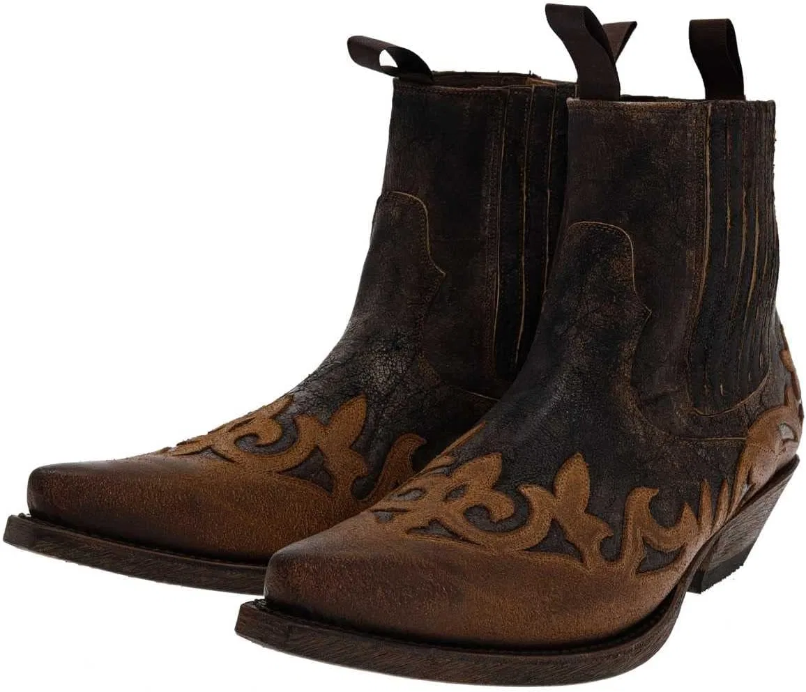 FB Fashion Boots Dani Ковбойские ботинки Кожаные ботинки в стиле вестерн Коричневые — фото 2