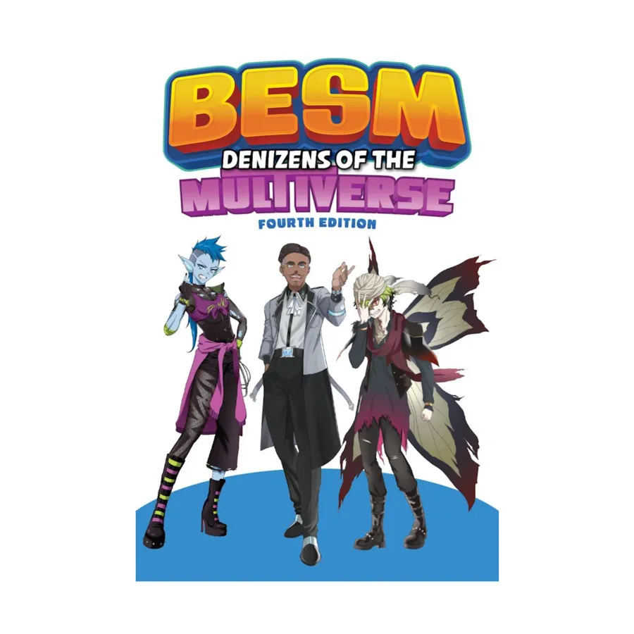 

Бокс-сет BESM - Denizens of the Multiverse, BESM Role Playing Games (Big Eyes, Small Mouth) 4th Edition (Dyskami Publishing)