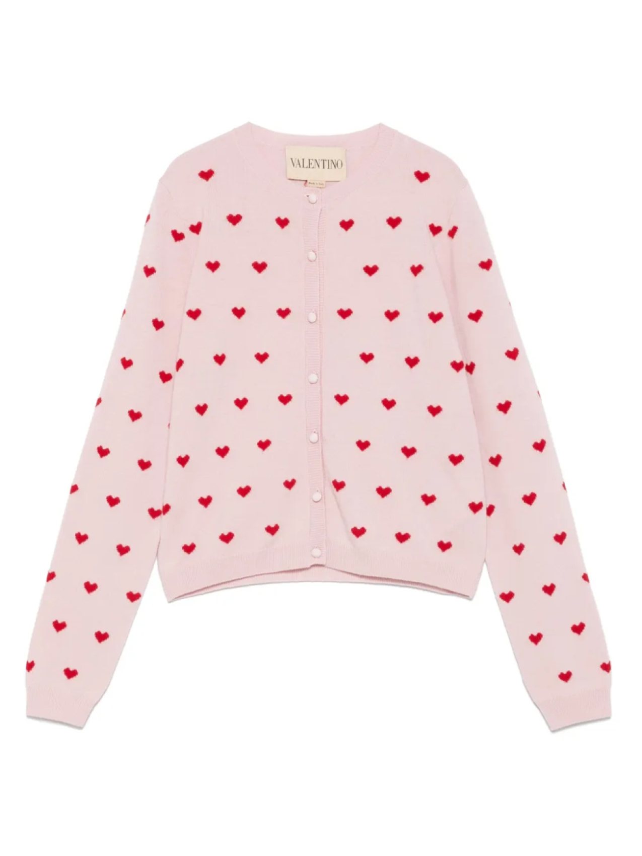 

Valentino Garavani кардиган с узором, розовый