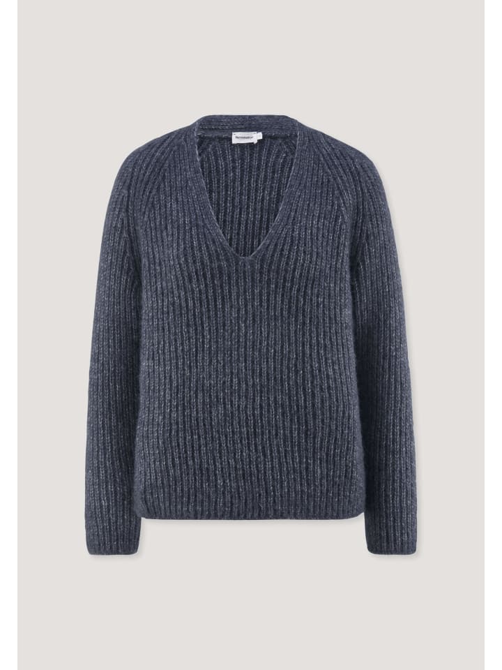 

Вязаный свитер сливового цвета Hessnatur