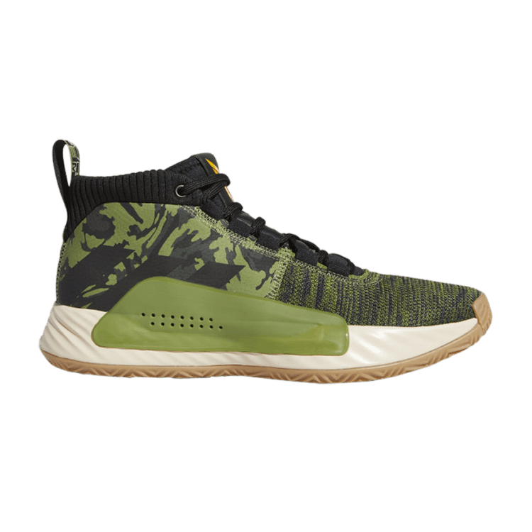 

Кроссовки Dame 5 'Tech Olive', зеленый