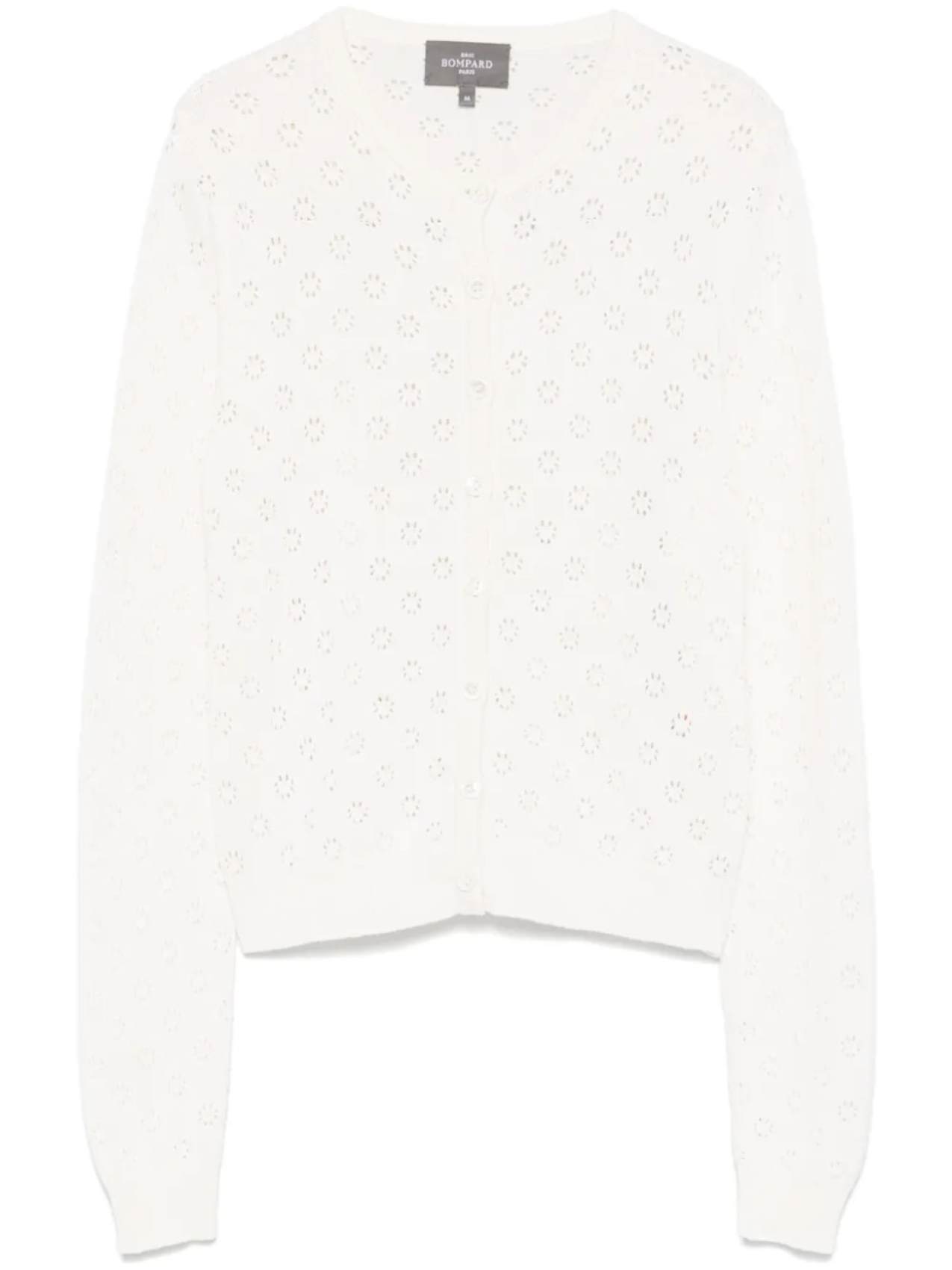 

Кардиган вязки пуантами Eric Bompard, нейтральный