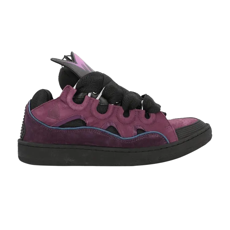 Кроссовки Lanvin Wmns Curb Sneakers Raisin Black, фиолетовый