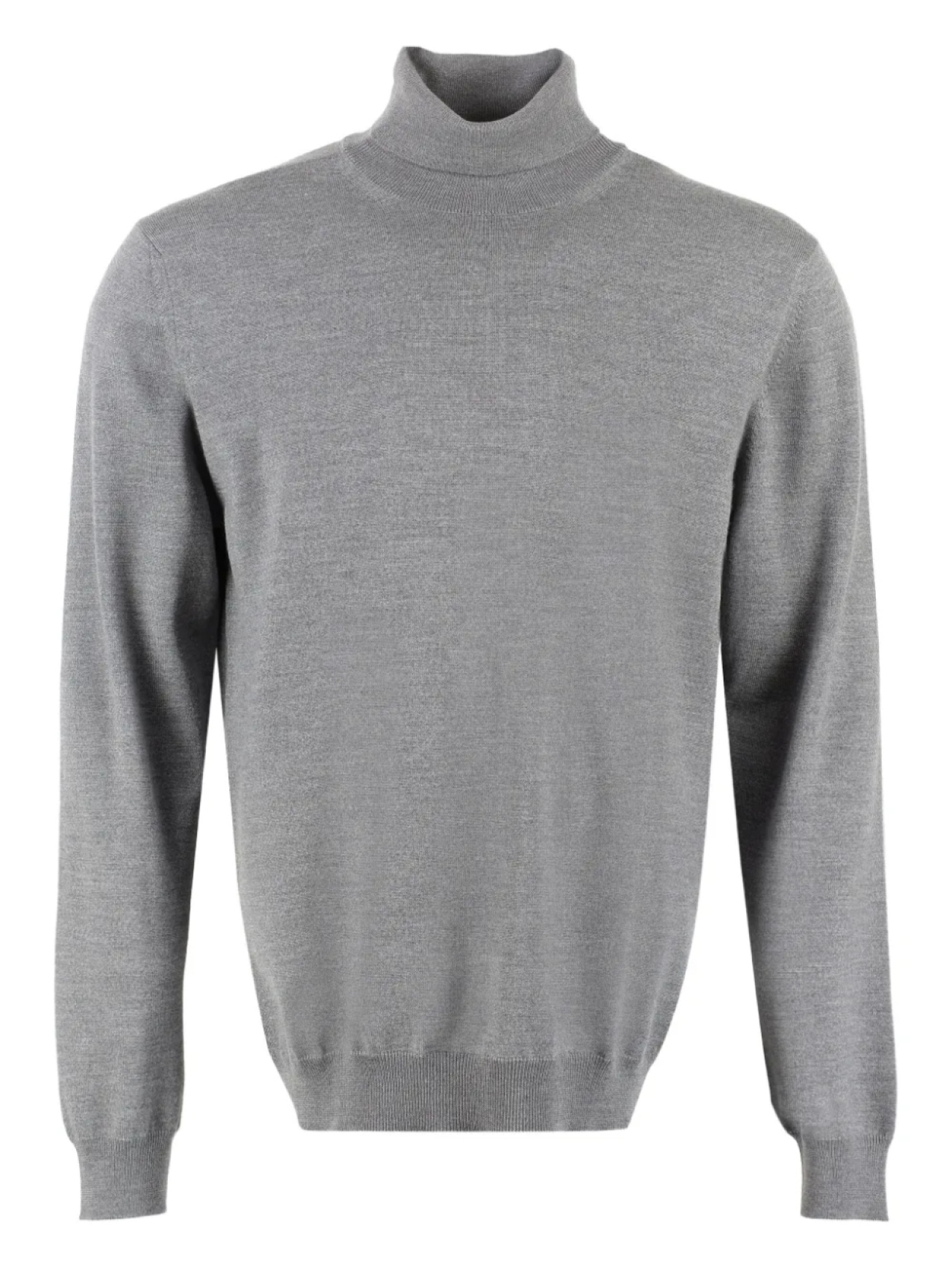 

Шерстяной свитер с высоким воротом THE (Alphabet), серый