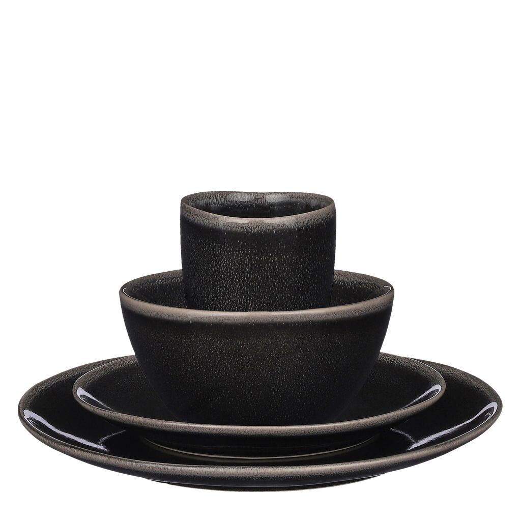 

Набор сервизов Mica Decorations Tabo для 4 человек - керамика - черный