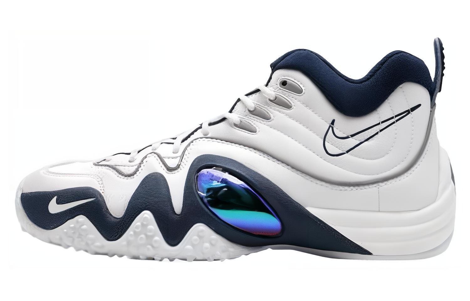 

Кроссовки Nike Vintage Basketball Shoes Men Mid-top Blue/White, синий