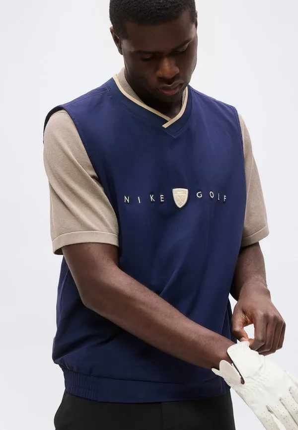 Ветровка fairway fresh, топ оверсайз Nike Golf, College Navy/Limestone — фото 4