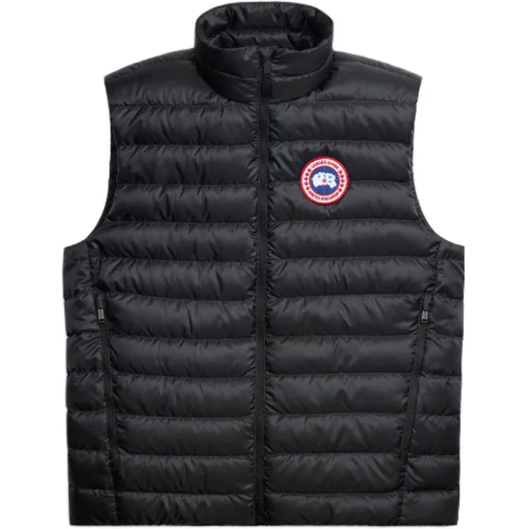 Canada Goose Пуховик Down Vest Men's Black Stand Collar Moderate Others