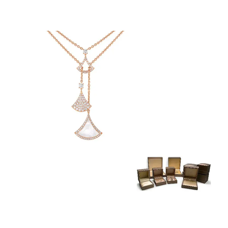 

BVLGARI Divas' Dream серия бриллиантовые колье Unisex Rose Gold