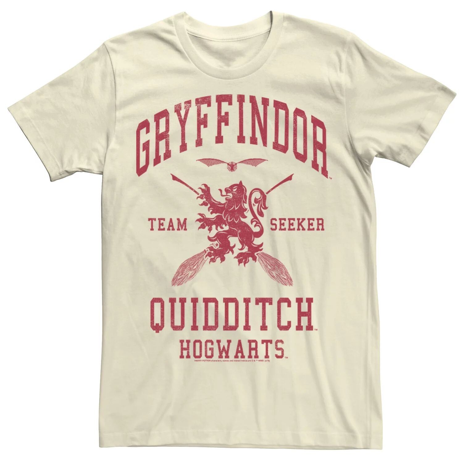 

Мужская красная футболка с надписью Harry Potter Quidditch Gryffindor Seeker Licensed Character, Красный, Мужская красная футболка с надписью Harry Potter Quidditch Gryffindor Seeker Licensed Character