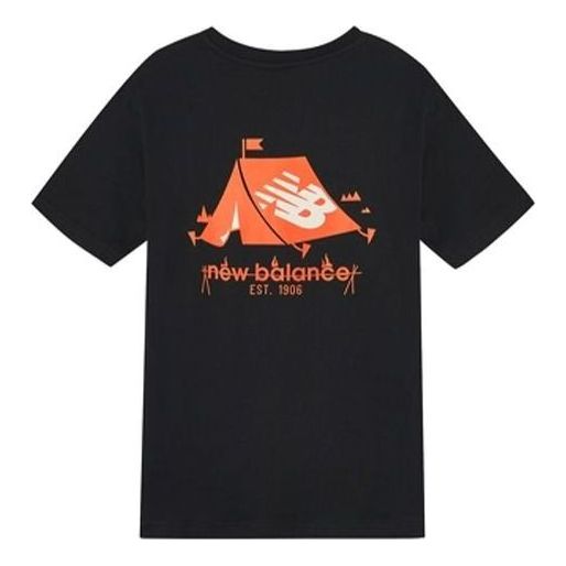 

Футболка New Balance Safari Tee 'Black Orange', черный