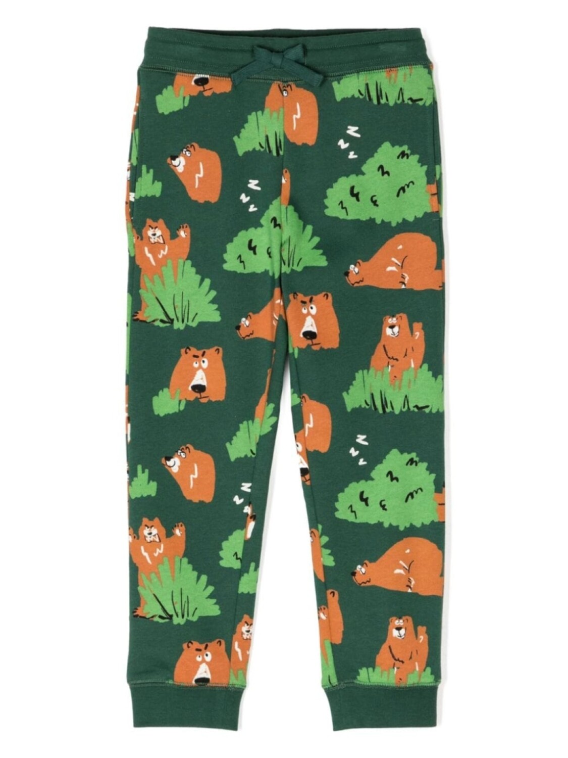 

Stella McCartney Kids спортивные брюки с принтом, зеленый