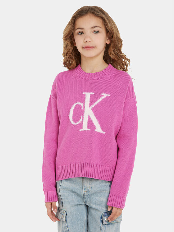 

Свитер обычного кроя Calvin Klein, розовый