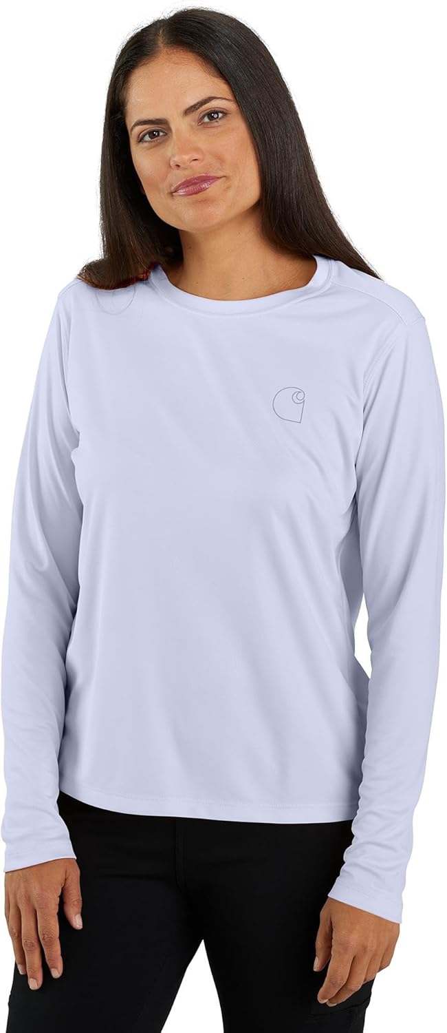 

Футболка Carhartt Women's 106632 Women's Force Sun Defender Relaxed, Fresh Lavender, Розовый, Футболка Carhartt Women's 106632 Women's Force Sun Defender Relaxed, Fresh Lavender