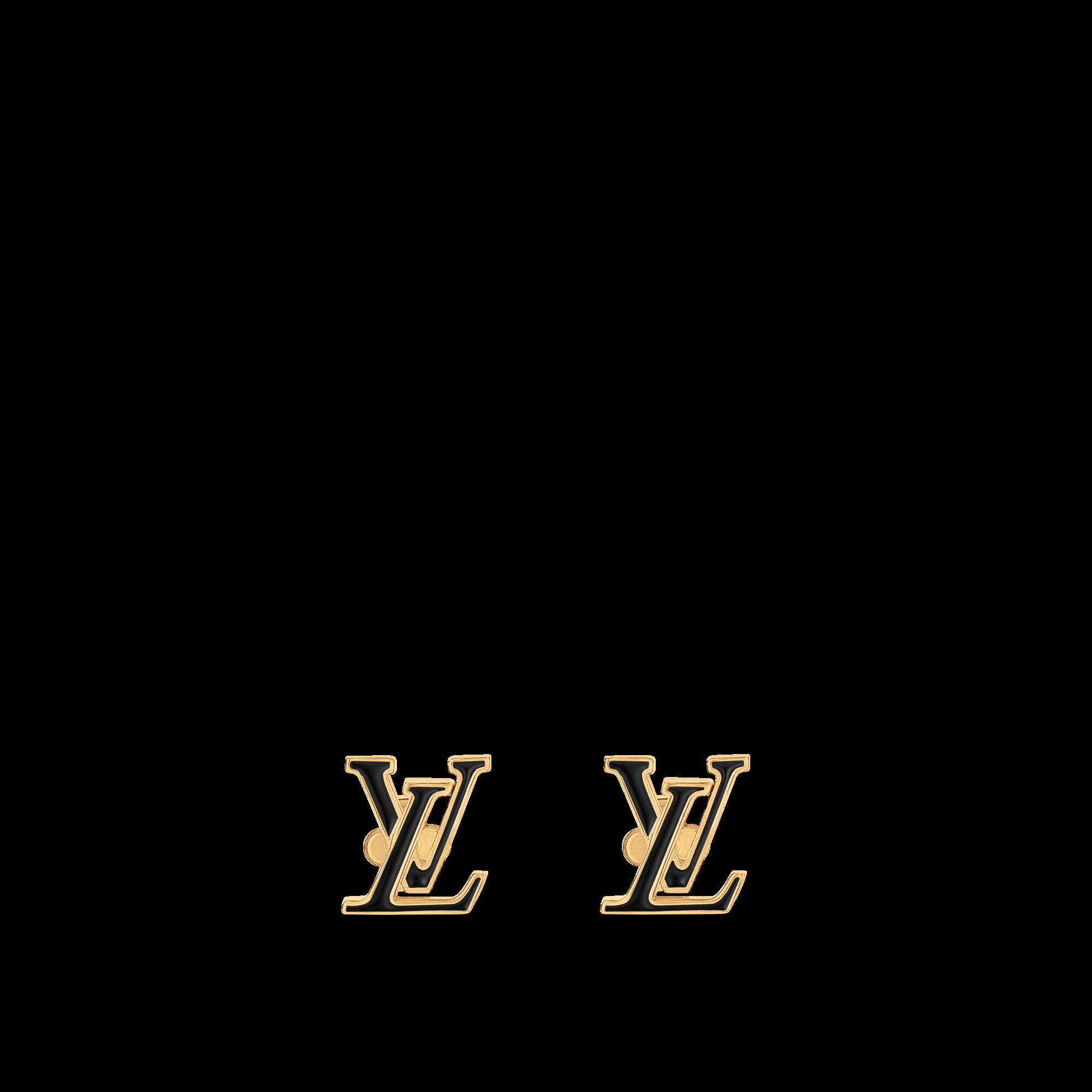 

LV Знаменитые серьги с эмалью Louis Vuitton, черный