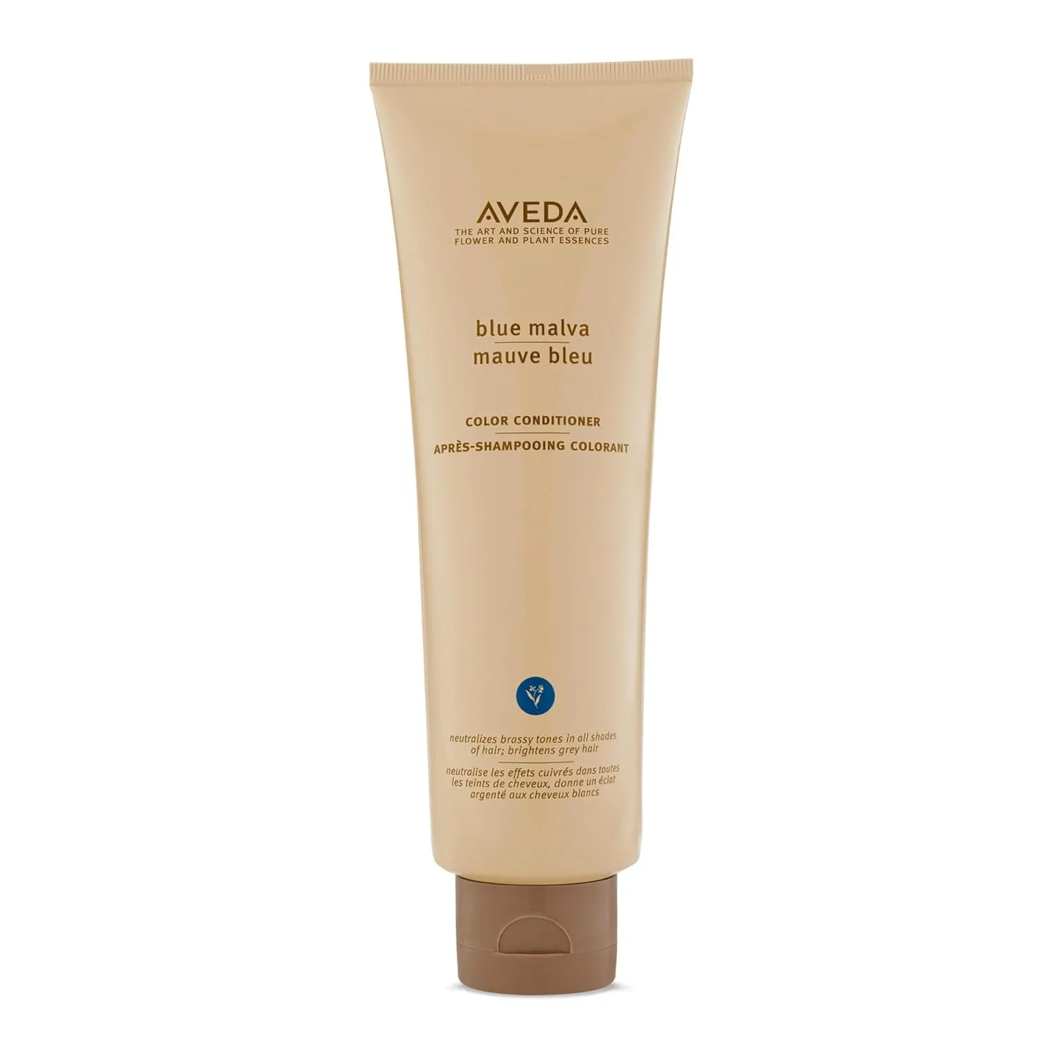Aveda Blue Malva Color Conditioner, фиолетовый кондиционер для седых, серых и светлых волос, нейтрализует желтизну, глубоко увлажняет, 96% натуральных ингредиентов*, 250 мл, Purple