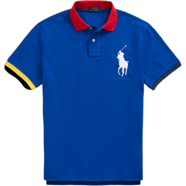 

Футболка поло мужская синяя Polo Ralph Lauren